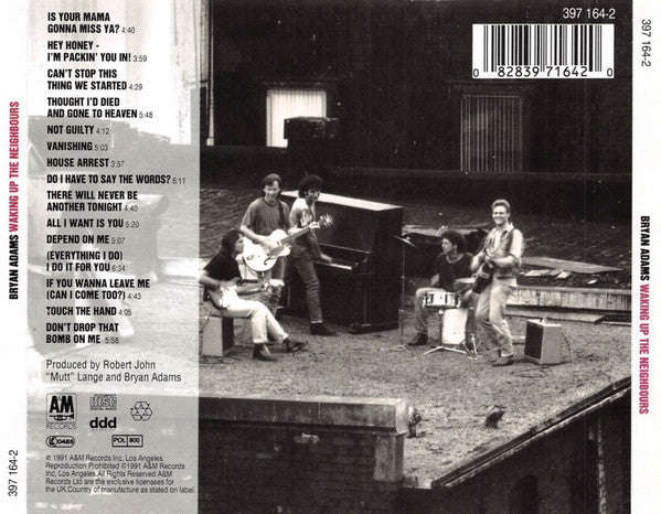 Bryan Adams : Waking Up The Neighbours (CD, Album)