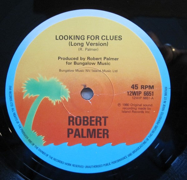 Robert Palmer : Looking For Clues (12", Single)