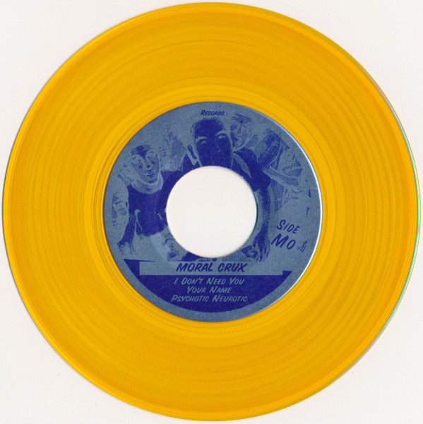 Moral Crux / Boris The Sprinkler : Moral Crux / Boris The Sprinkler (7", EP, Gol)