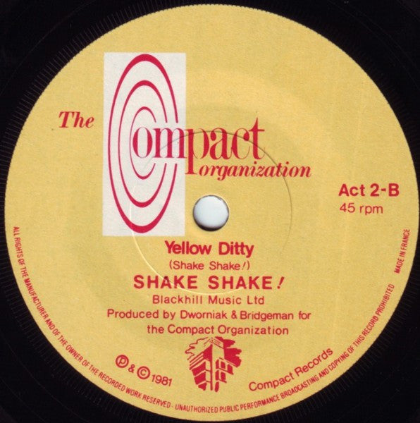 Shake Shake! : New Songs For A New Route (7", Single)