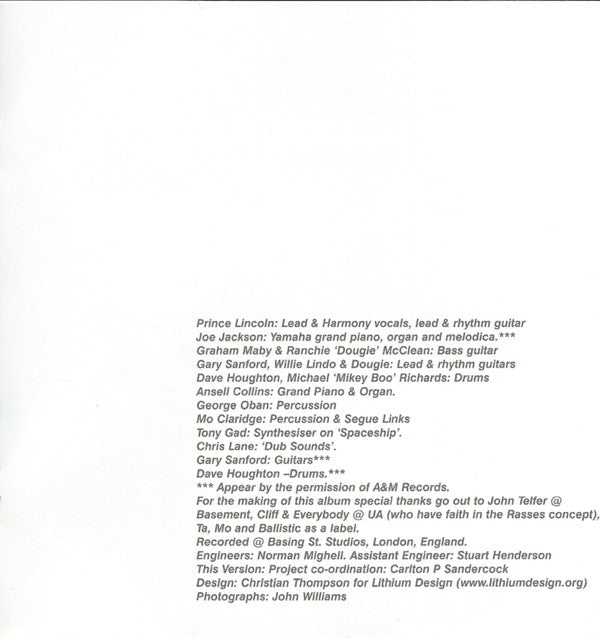 Prince Lincoln Thompson & The Royal Rasses : Natural Wild (2xCD, Album, RE)