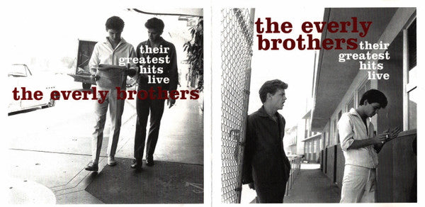 Everly Brothers : Their Greatest Hits Live (CD)