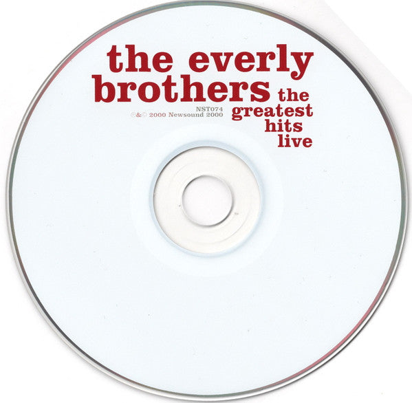 Everly Brothers : Their Greatest Hits Live (CD)