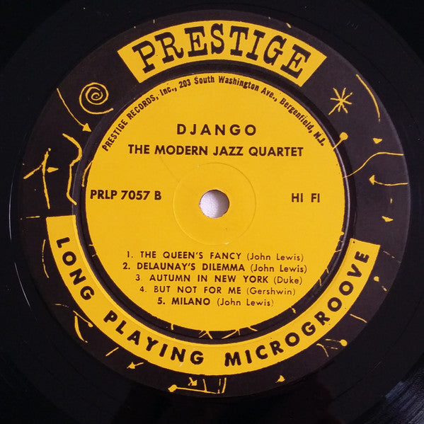 The Modern Jazz Quartet : Django (LP, Album, Mono, RP, Abb)