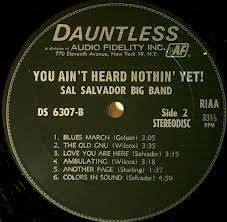 Sal Salvador Big Band : You Ain't Heard Nothin' Yet! (LP, Album)