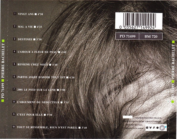 Pierre Bachelet : Pierre Bachelet  (CD, Album, RE)