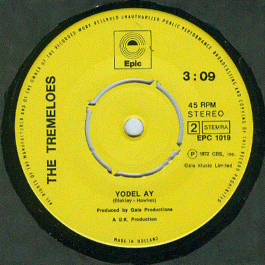 The Tremeloes : Blue Suede Tie (7", Single)