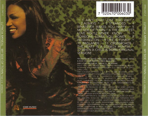 Lutricia McNeal : My Side Of Town (The U.S. Version) (CD, Album, Toc)