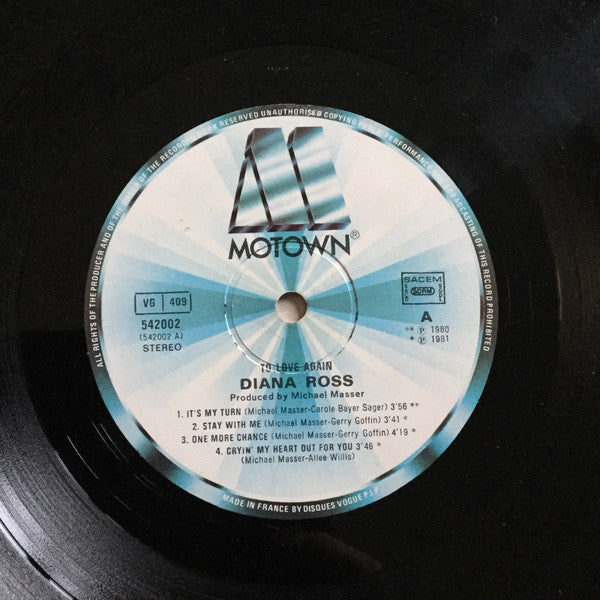 Diana Ross : To Love Again (LP, Comp)