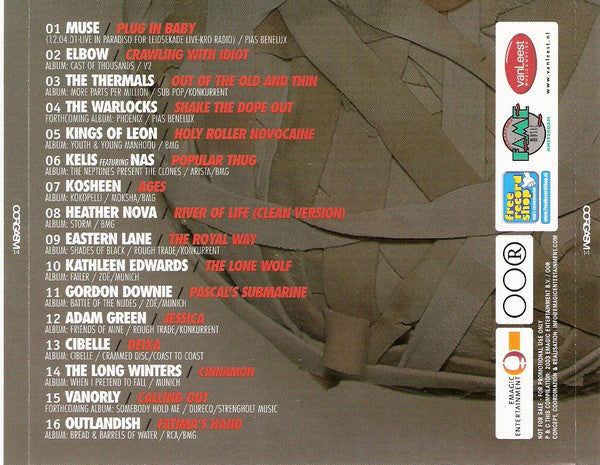 Various : Oorgasm 14 (CD, Comp, Promo)