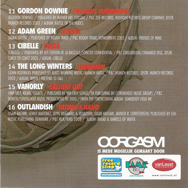 Various : Oorgasm 14 (CD, Comp, Promo)