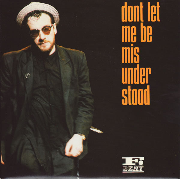 The Costello Show Featuring The Confederates : Don't Let Me Be Misunderstood (7", Single, Glo)
