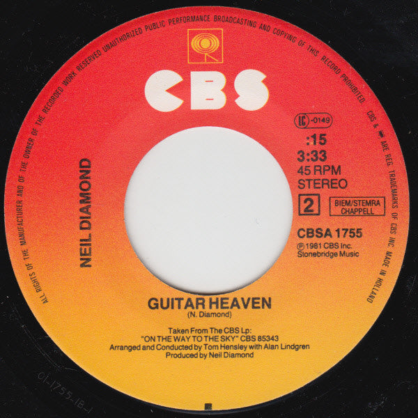 Neil Diamond : Yesterday's Songs (7", Single)