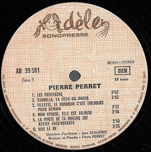 Pierre Perret (2) : Cuvée 71 (LP, Album)