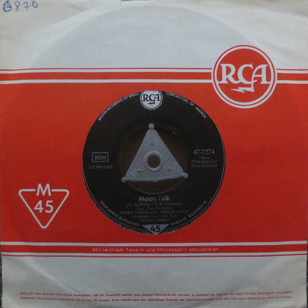 Perry Como : Moon Talk / Beats There A Heart So True (7", Single)