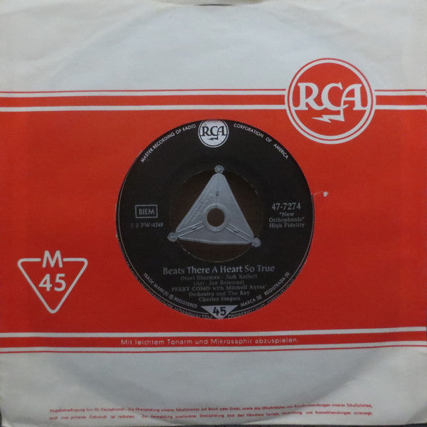 Perry Como : Moon Talk / Beats There A Heart So True (7", Single)