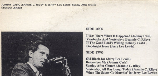 Johnny Cash, Jeannie C. Riley, Jerry Lee Lewis : Sunday After Church (LP, Comp)