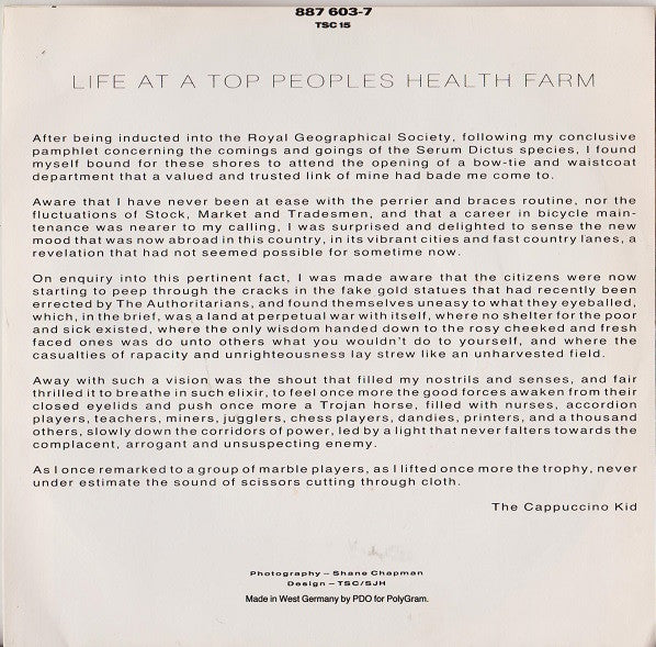 The Style Council : Life At A Top Peoples Health Farm (7", Single)