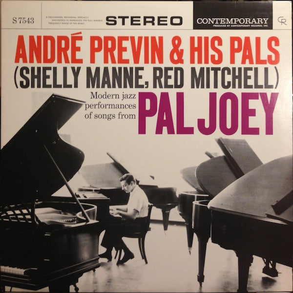 André Previn & His Pals : Modern Jazz Performances Of Songs From Pal Joey (LP, Album, RE, RM)