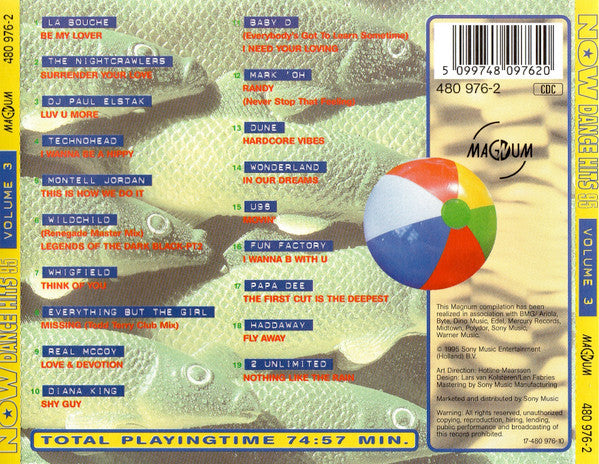 Various : Now Dance Hits 95 - Volume 3 (CD, Comp)