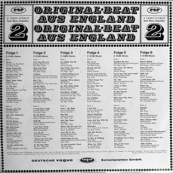Various : Original Beat Aus England 2. Folge (LP, Comp)