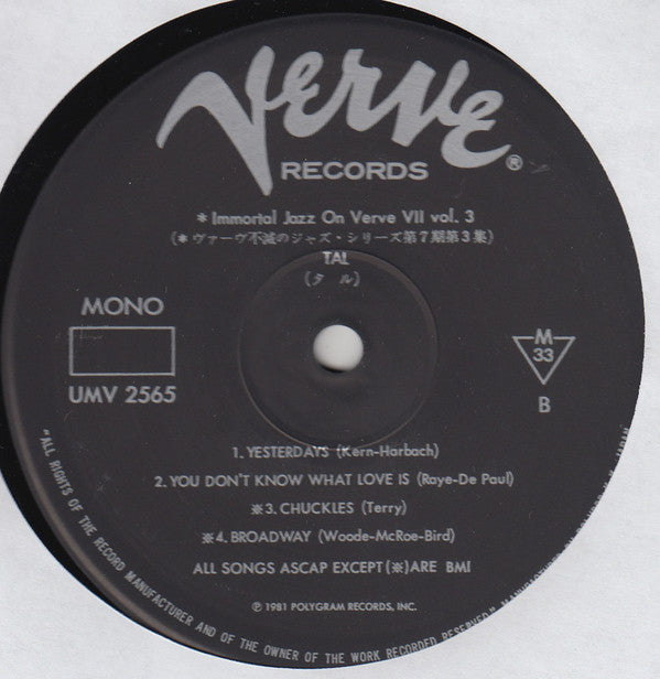 Tal Farlow : Tal (LP, Album, Mono, RE)