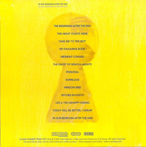 Stars : In Our Bedroom After The War (CD, Album, Promo, Car)