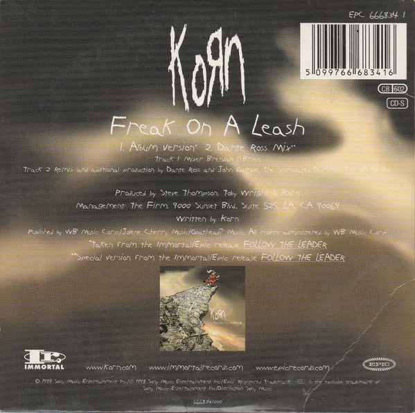 Korn : Freak On A Leash (CD, Single, Car)