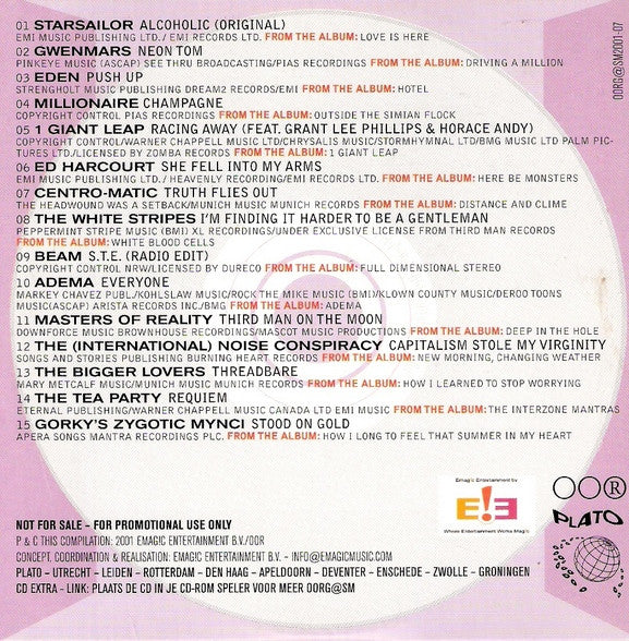 Various : Oorgasm 07 (CD, Comp, Enh, Promo)