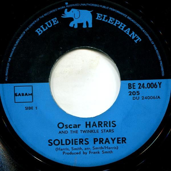 Oscar Harris And The Twinkle Stars : Soldiers Prayer (7", Single)