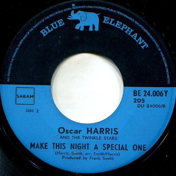 Oscar Harris And The Twinkle Stars : Soldiers Prayer (7", Single)