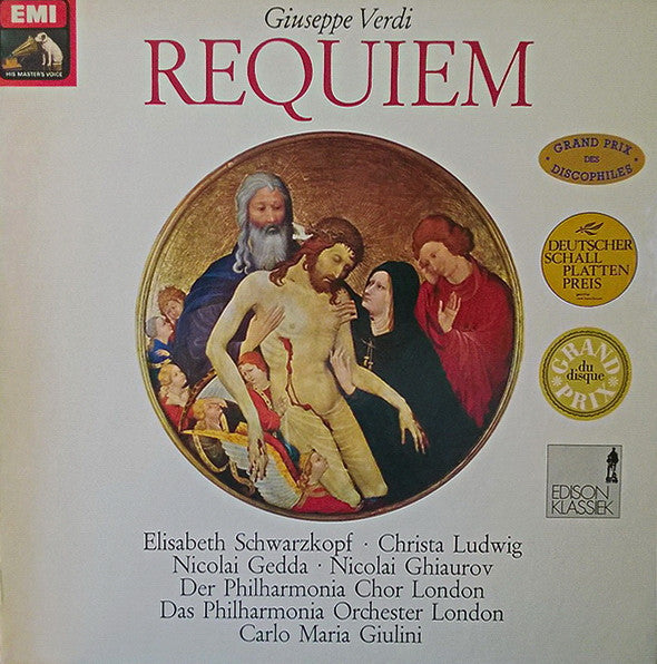 Giuseppe Verdi, Philharmonia Orchestra, Philharmonia Chorus, Carlo Maria Giulini : Requiem (2xLP, Album)