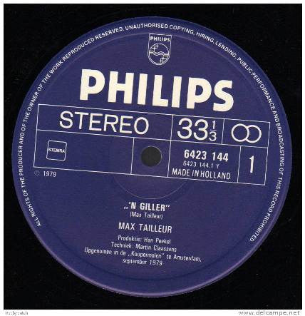Max Tailleur : 'n Giller! (LP)