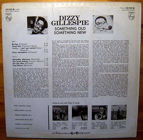Dizzy Gillespie : Something Old, Something New (LP, Album, Mono)
