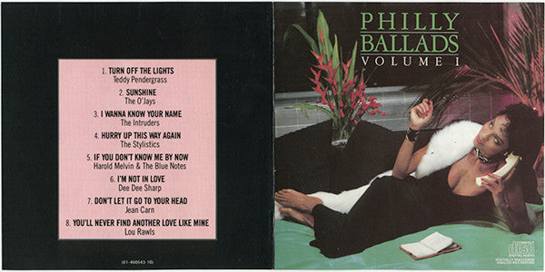 Various : Philly Ballads, Volume 1 (CD, Album, Comp, RE)