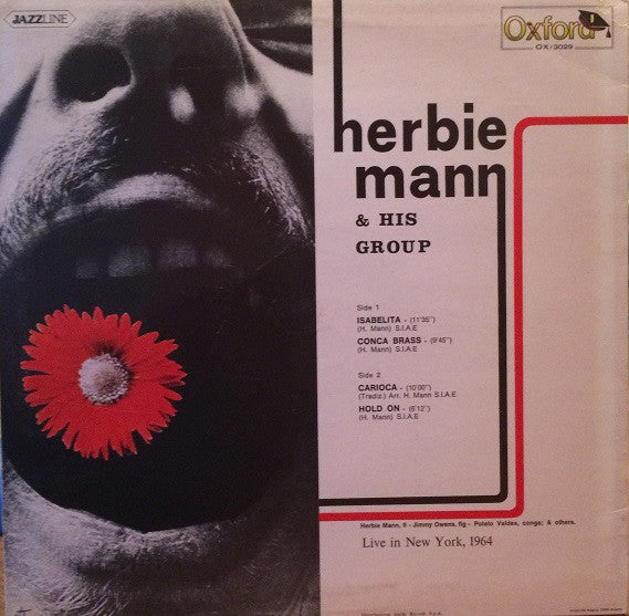 Herbie Mann : Live In New York, 1964 (LP)
