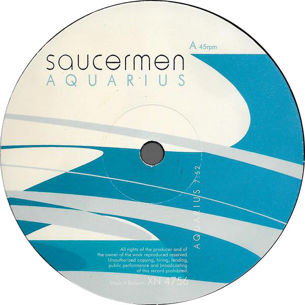 Saucermen : Aquarius (12")
