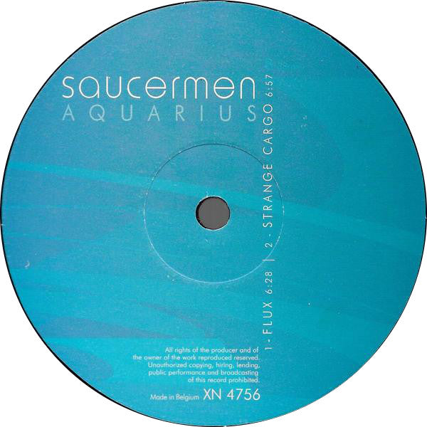 Saucermen : Aquarius (12")