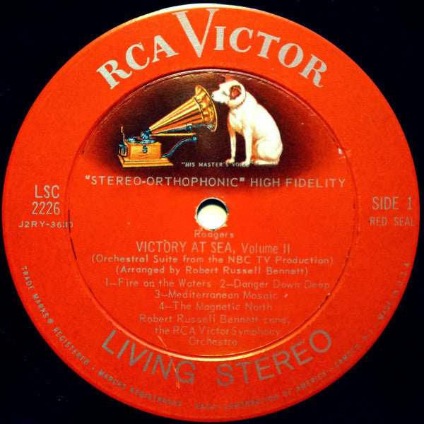 Richard Rodgers, Robert Russell Bennett : Victory At Sea Vol. 2 (LP, Album, Gat)