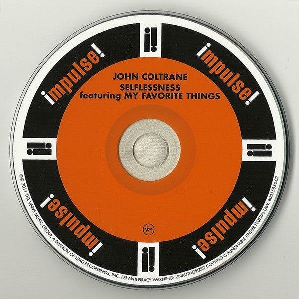 John Coltrane : Selflessness (CD, Album, RE, RM)