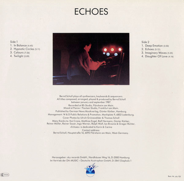 Bernd Scholl : Echoes (LP, Album)