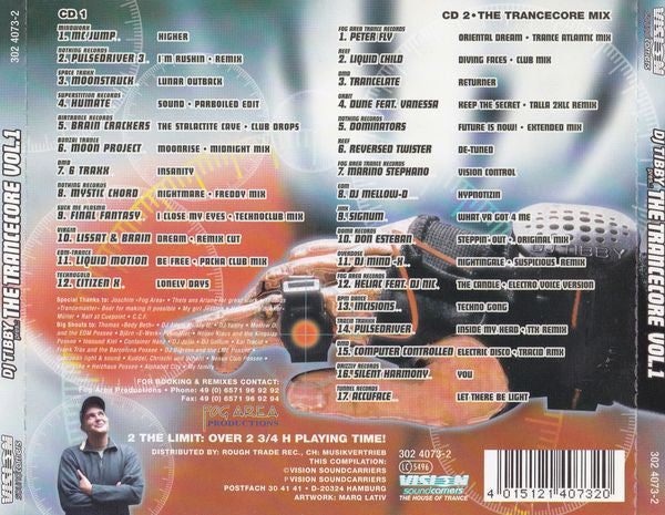 DJ Tibby : The Trancecore Vol.1 (CD, Comp + CD, Mixed)