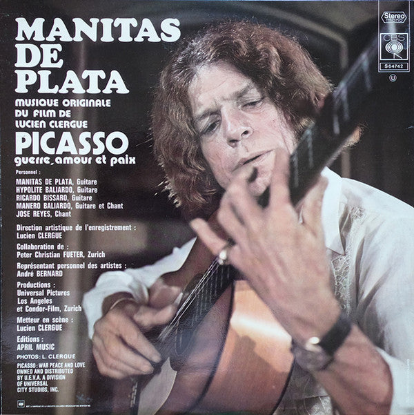 Manitas De Plata : Picasso: Guerre Amour Et Paix (LP, Album, Gat)