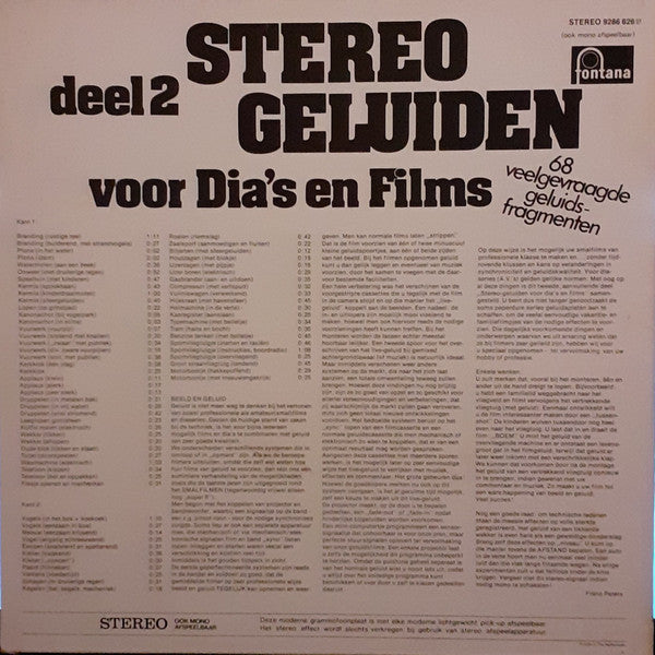 No Artist : Stereo Geluiden Voor Dia's En Films Deel 2 (LP)