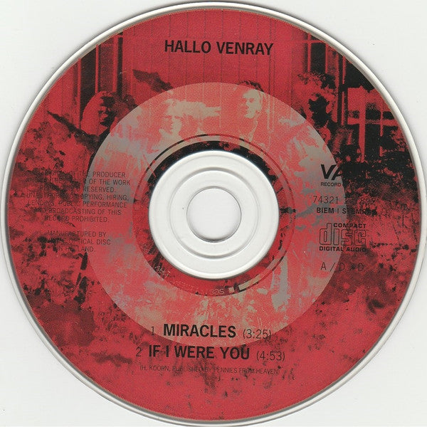 Hallo Venray : Miracles (CD, Single)