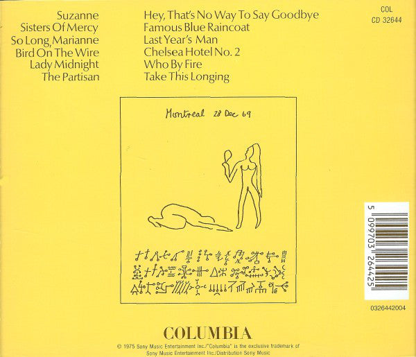 Leonard Cohen : Greatest Hits (CD, Comp, RE)