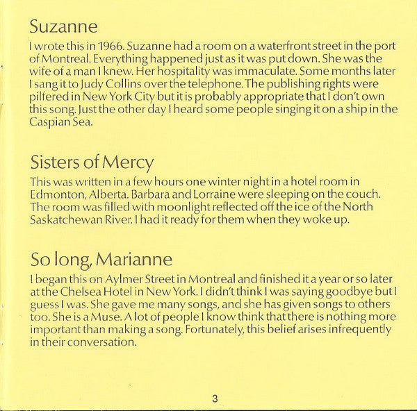 Leonard Cohen : Greatest Hits (CD, Comp, RE)