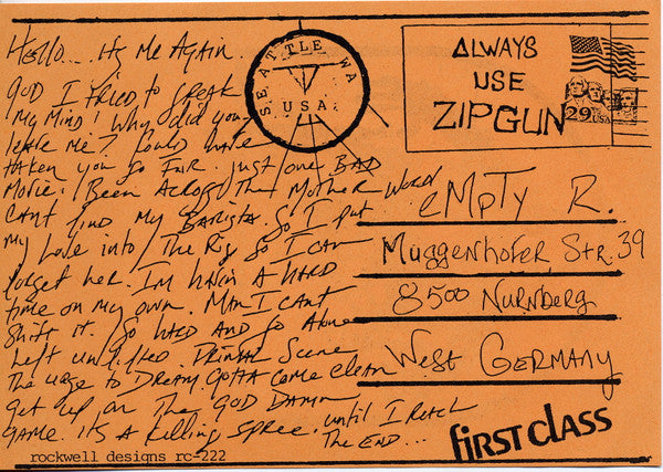 Zipgun : Killer's Choice (7", Single)