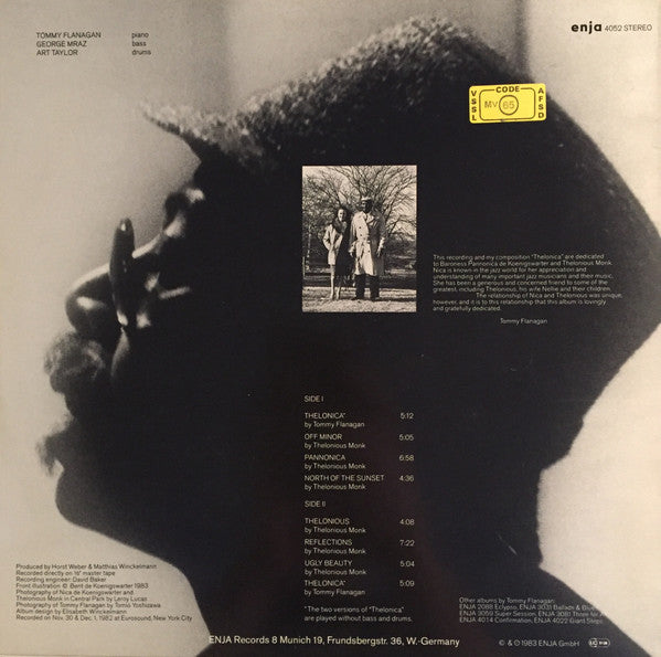 Tommy Flanagan : Thelonica (LP, Album)