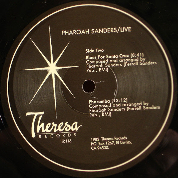 Pharoah Sanders : Live... (LP, Bla)